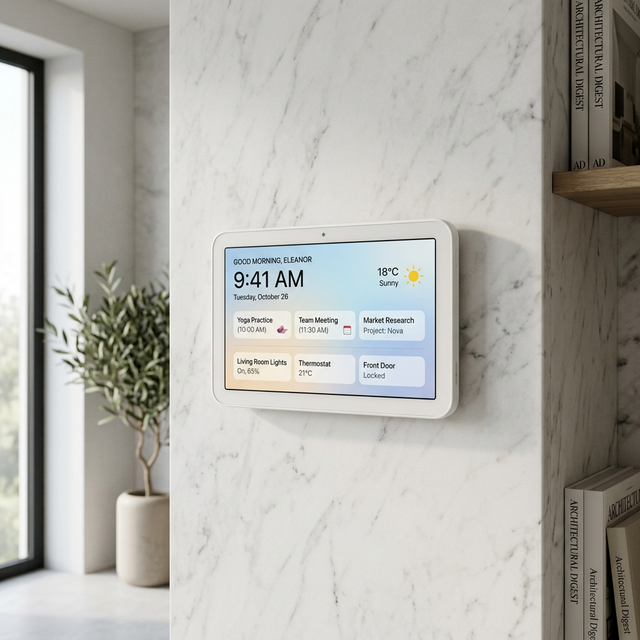 OMNI Echo Hub - Arctic White Edition Close-up